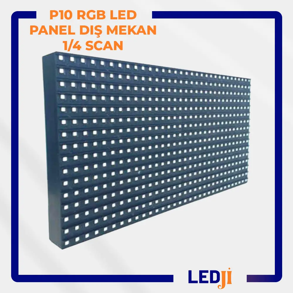 P10 RGB LED panel dış mekan 1/4 scan - Yüksek çözünürlük ve dayanıklı dijital ekran çözümü