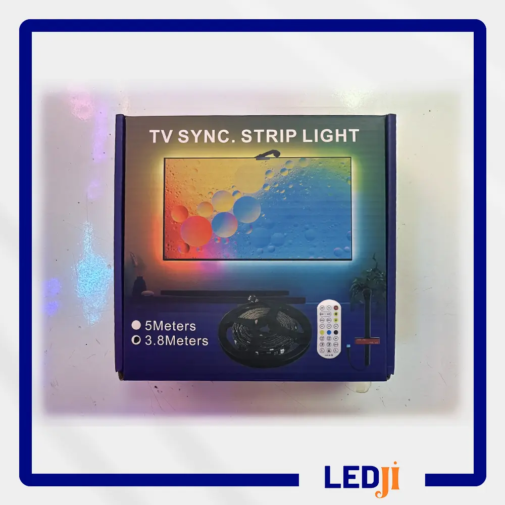 TV ekranına senkron renk değiştiren LEDJİ Ambilight LED şerit