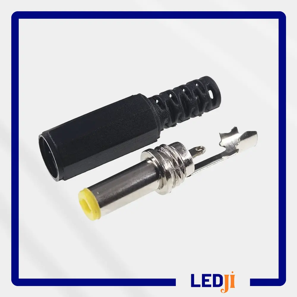 2.5mm DC erkek jak sarı uçlu IC-252B bağlantı detayı